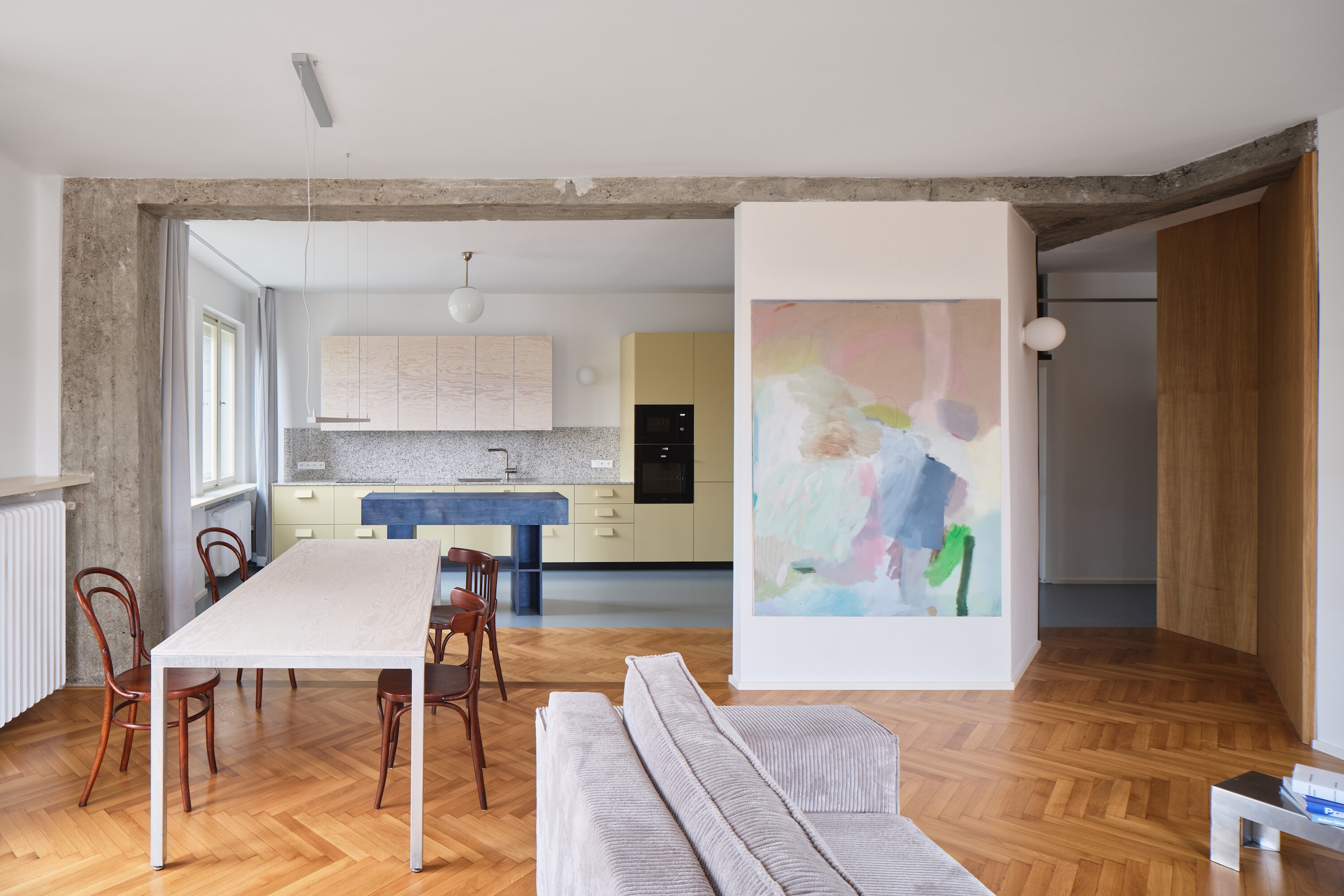 Corner Apartment by Prokop Hartl